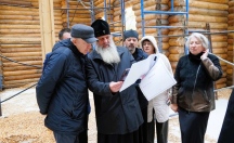 Митрополит Артемий посетил стройплощадку храма в честь святителя Луки Крымского 20 октября 2026 г.